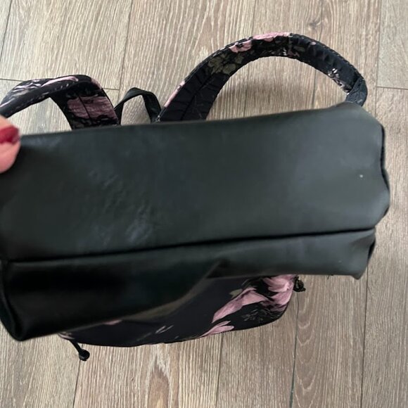 Mossimo Supply Co Pink Black Nylon 15"X12"X5" Backpack Bag - Picture 11 of 12